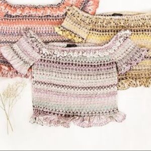 BRAND NEW Colorful crop top